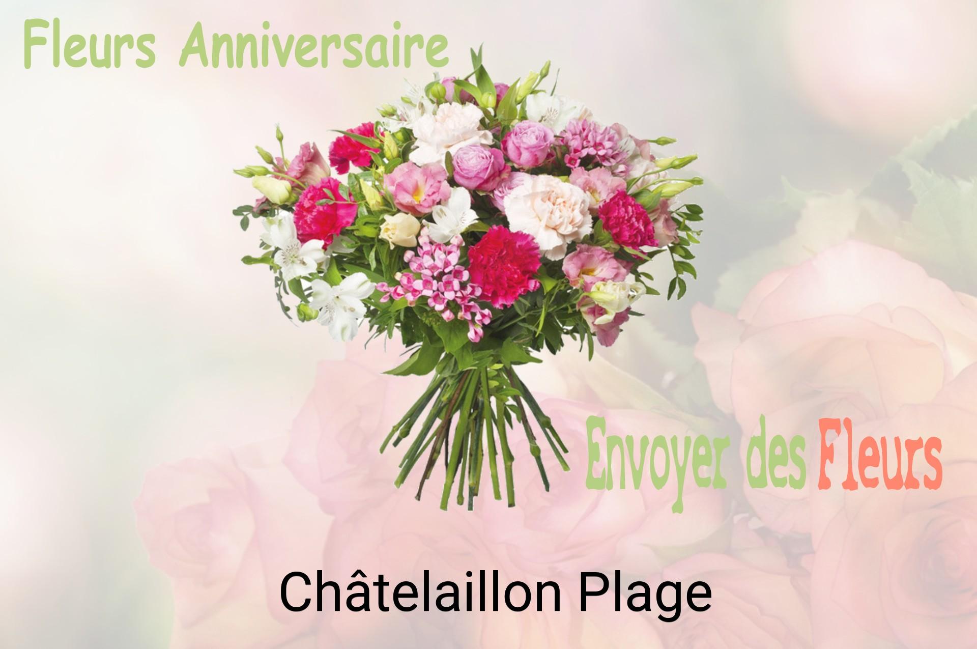 Bouquet de fleurs d’anniversaire livré à Châtelaillon-Plage